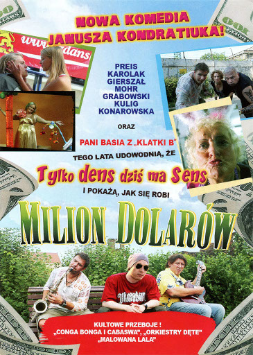Tył ulotki filmu 'Milion Dolarów'