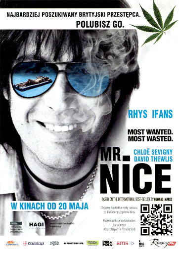 Przód ulotki filmu 'Mr. Nice'