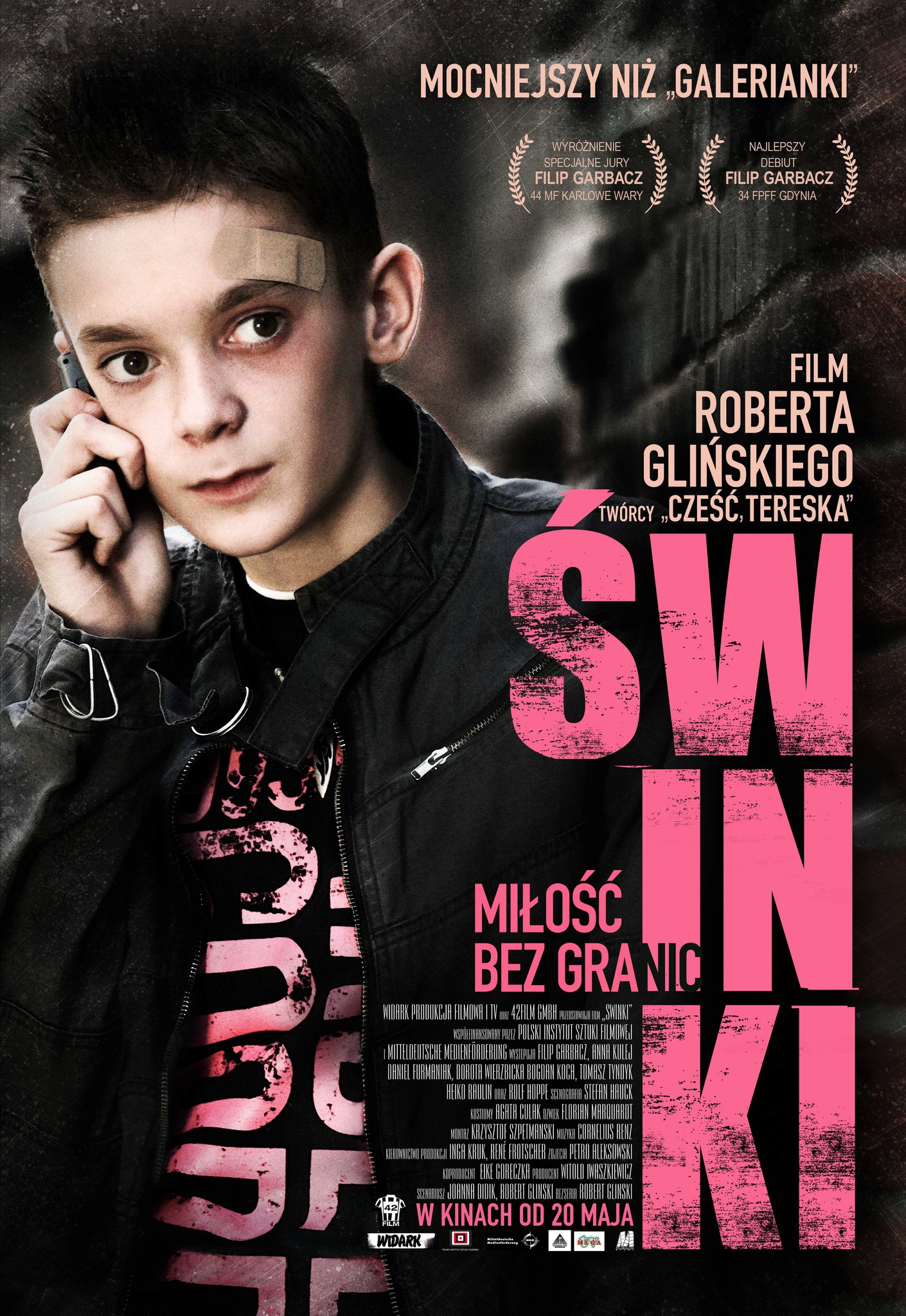 Polski plakat filmu 'Świnki'