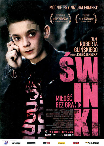 Przód ulotki filmu 'Świnki'