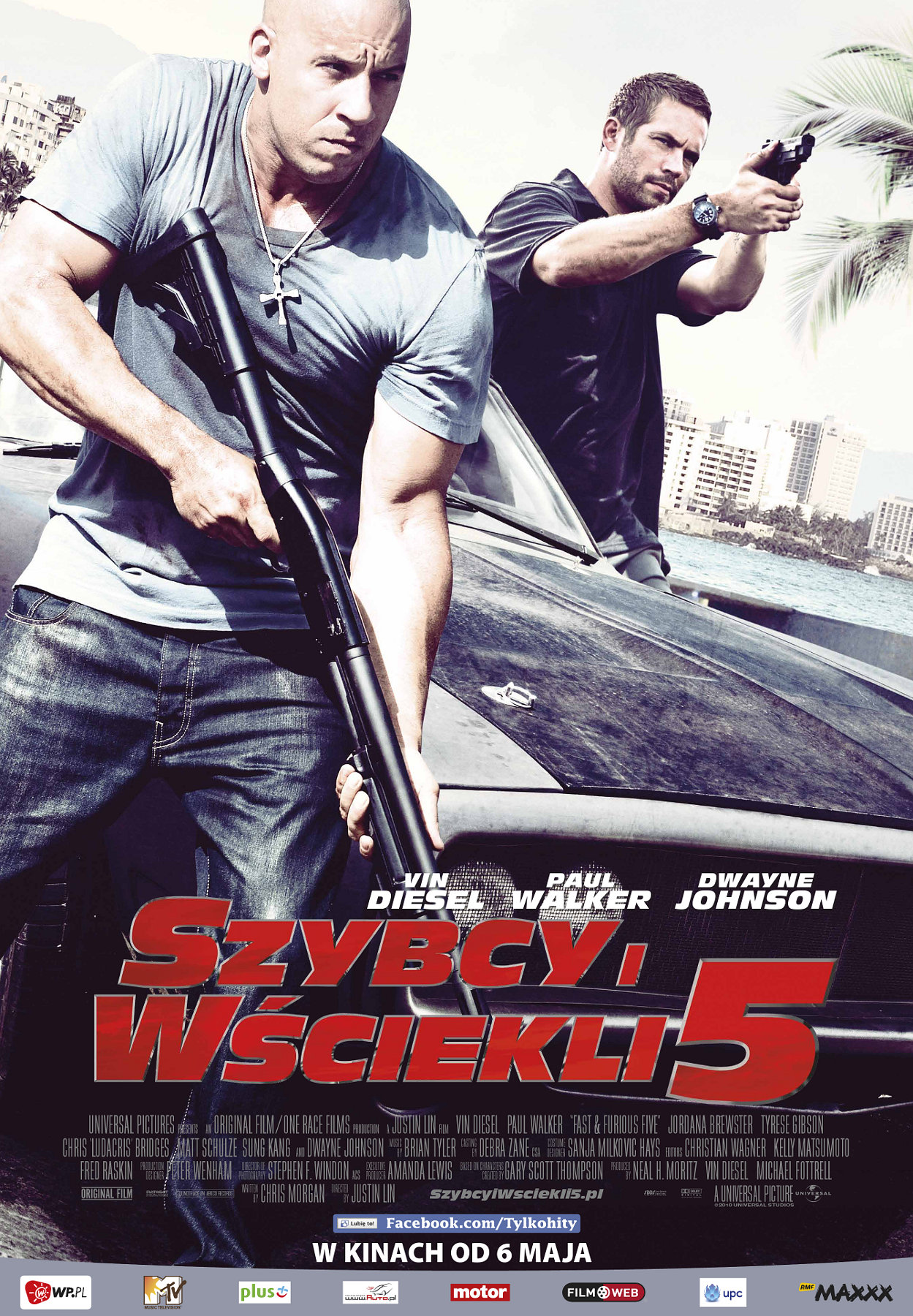 Polski plakat filmu 'Szybcy i Wściekli 5'