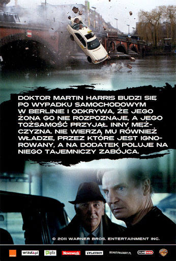 Tył ulotki filmu 'Tożsamość'