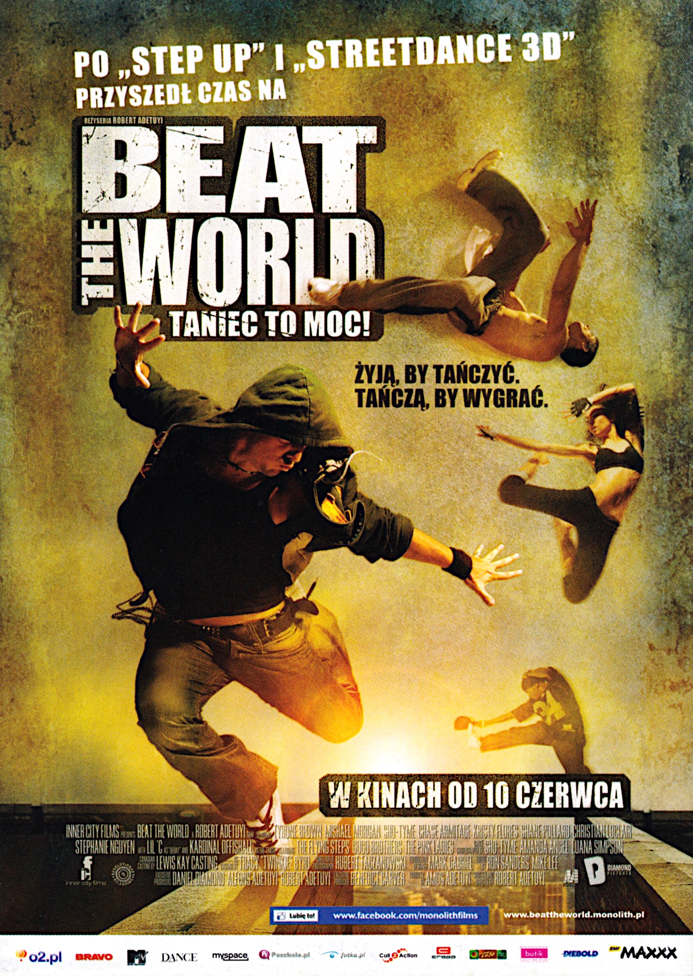 Ulotka filmu 'Beat The World. Taniec To Moc! (przód)'