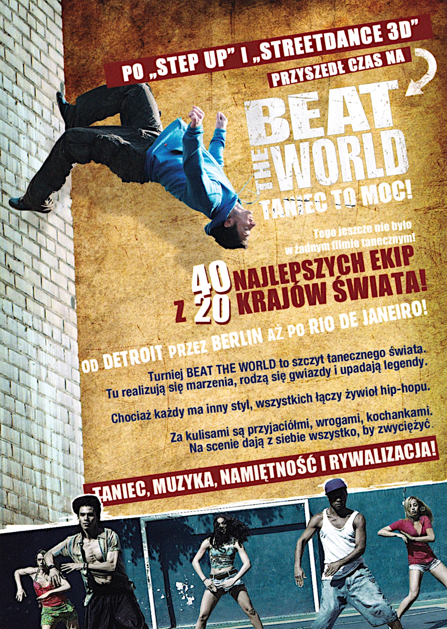 Ulotka filmu 'Beat The World. Taniec To Moc! (tył)'