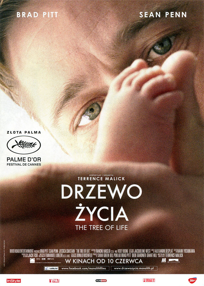 Ulotka filmu 'Drzewo Życia (przód)'