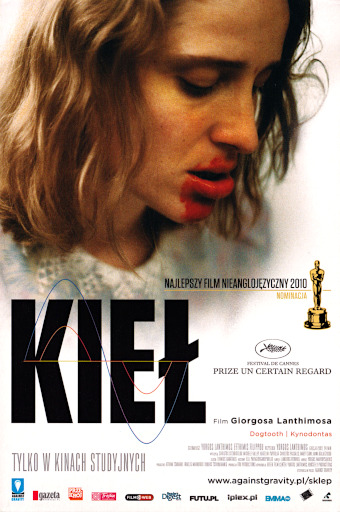 Przód ulotki filmu 'Kieł'