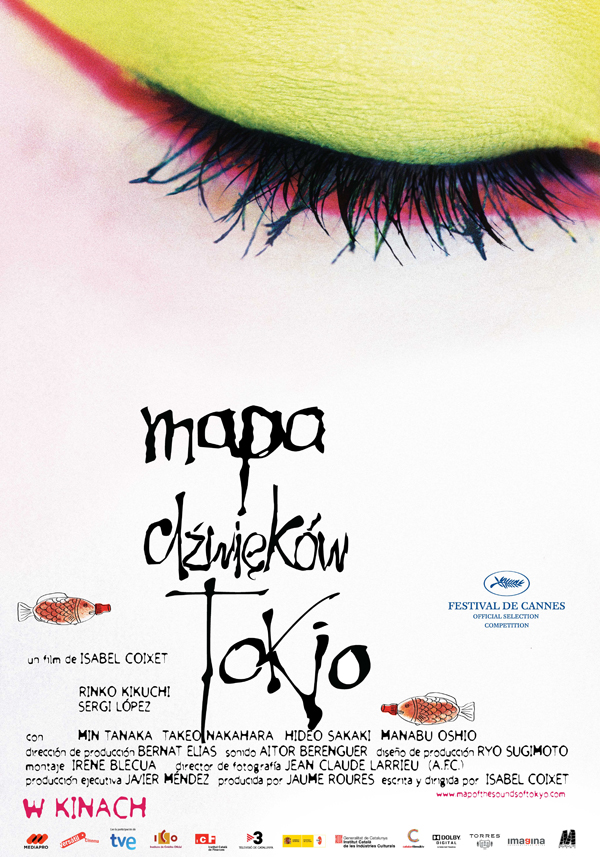 Polski plakat filmu 'Mapa Dźwięków Tokio'