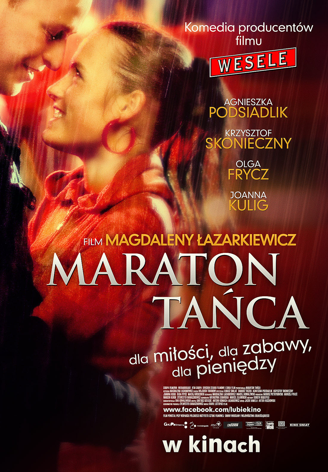 Polski plakat filmu 'Maraton Tańca'