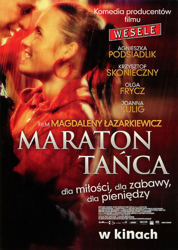 Przód ulotki filmu 'Maraton Tańca'
