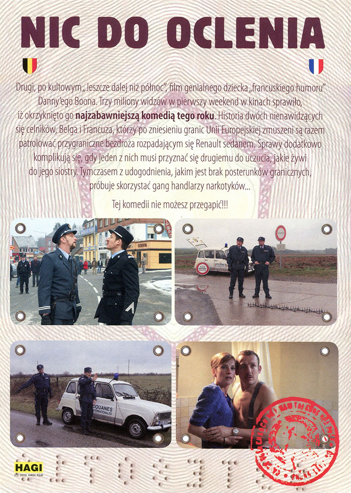 Ulotka filmu 'Nic Do Oclenia (tył)'