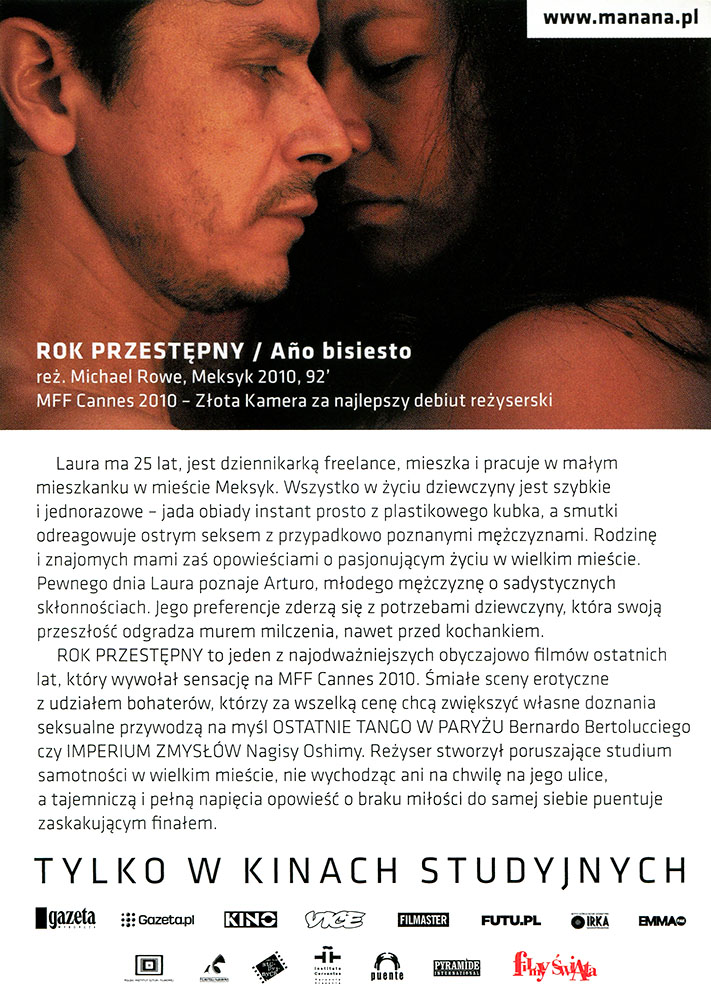 Ulotka filmu 'Rok Przestępny (tył)'