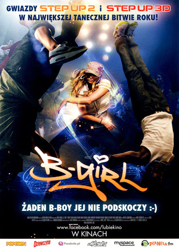 Przód ulotki filmu 'B-Girl'