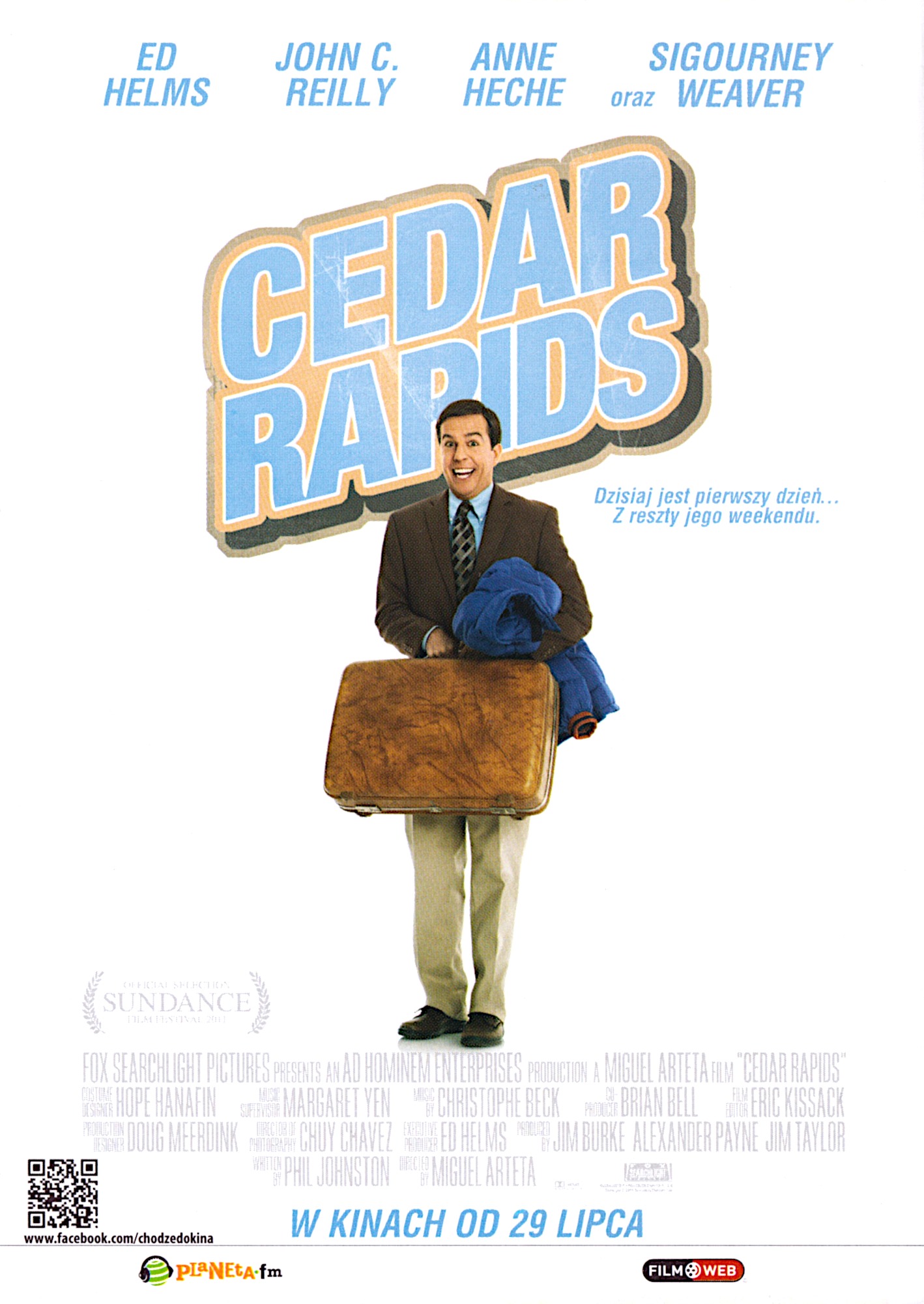 Ulotka filmu 'Cedar Rapids (przód)'