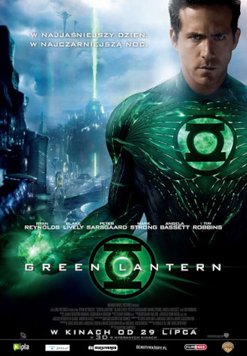 Polski plakat filmu 'Green Lantern'