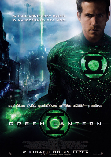 Przód ulotki filmu 'Green Lantern'