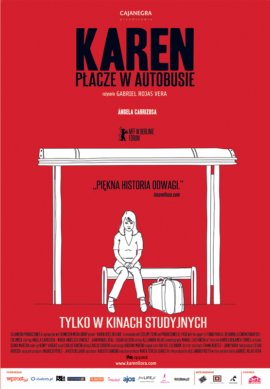 Polski plakat filmu 'Karen Płacze W Autobusie'