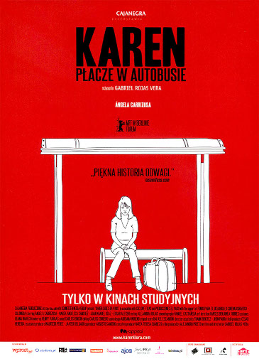 Przód ulotki filmu 'Karen Płacze W Autobusie'