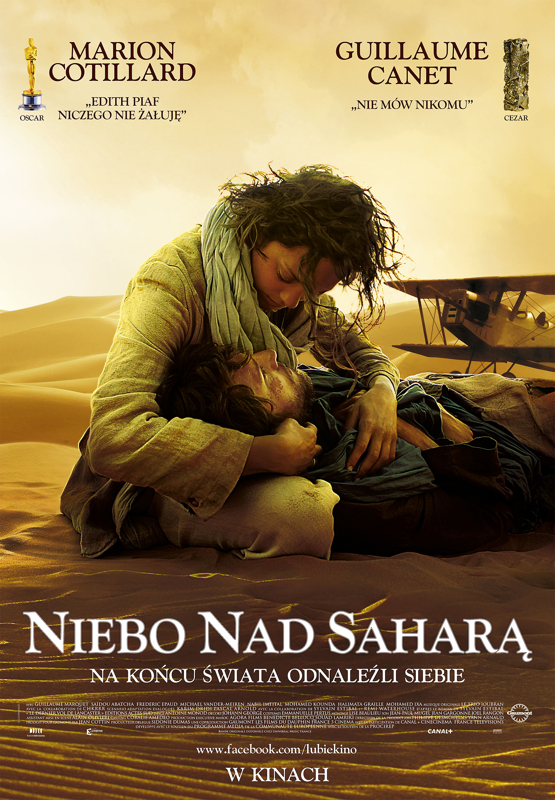 Polski plakat filmu 'Niebo Nad Saharą'