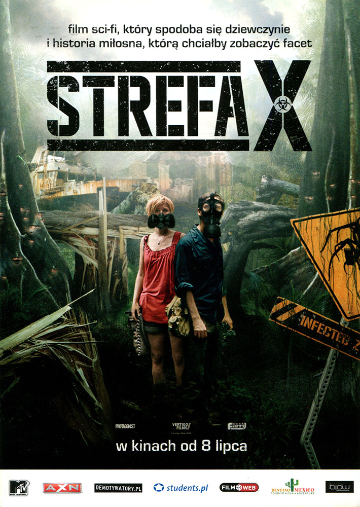 Ulotka filmu 'Strefa X (przód - wersja B)'