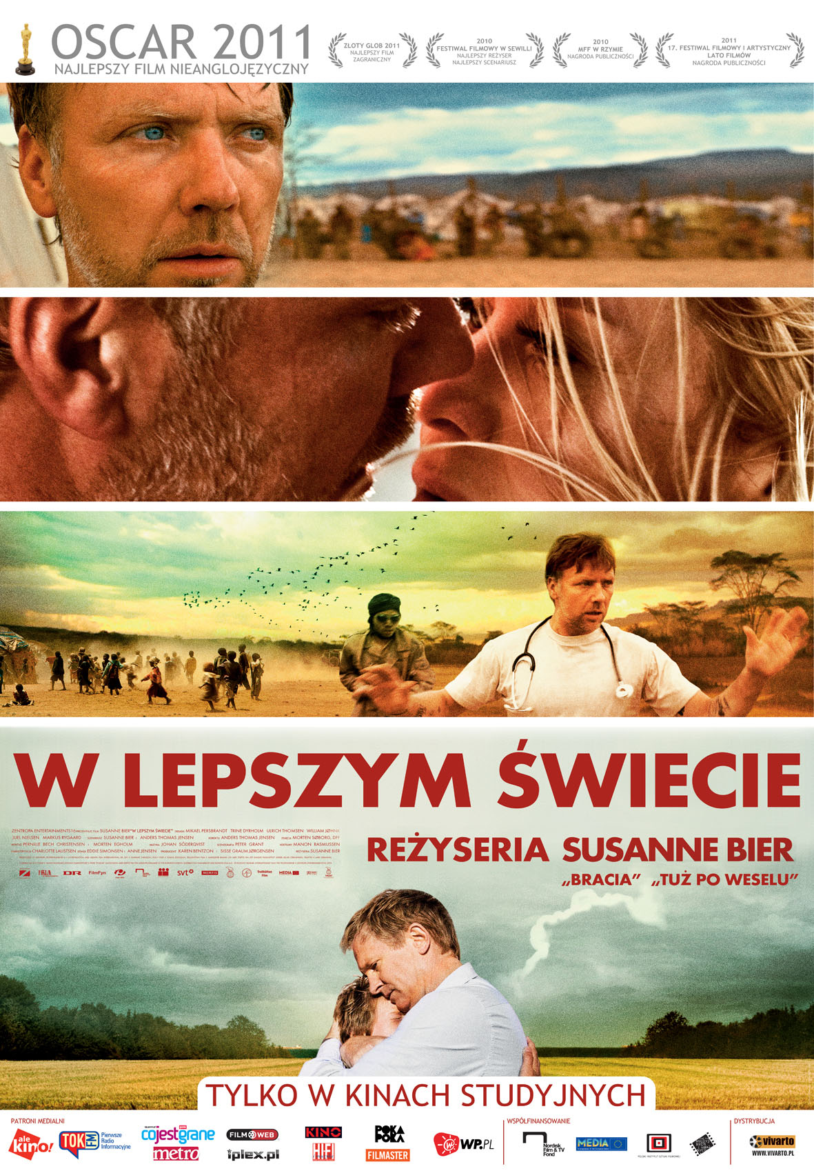 Polski plakat filmu 'W Lepszym Świecie'