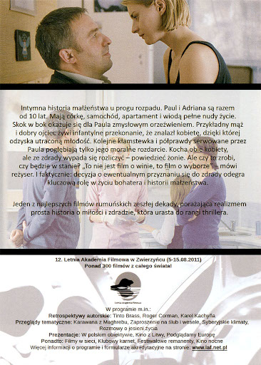 Tył ulotki filmu 'Wtorek, Po Świętach'