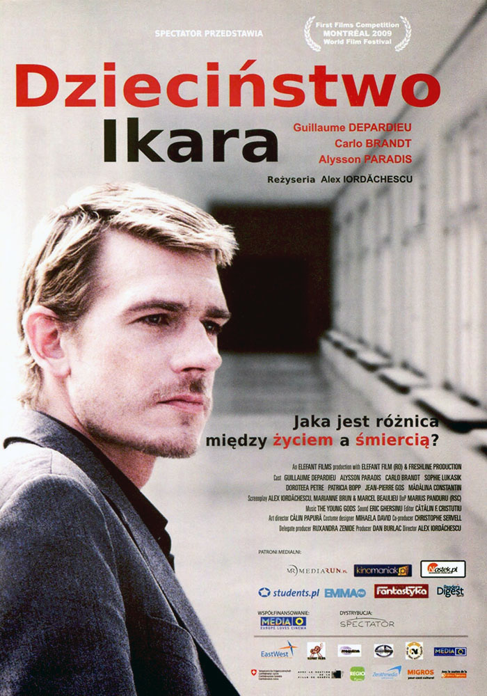 Ulotka filmu 'Dzieciństwo Ikara (przód)'