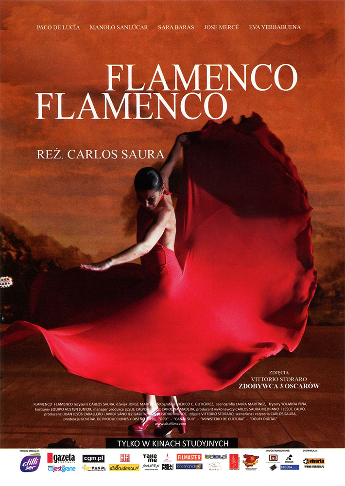 Ulotka filmu 'Flamenco, Flamenco (przód)'