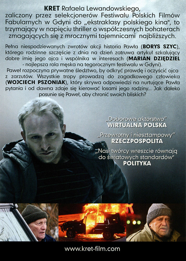 Ulotka filmu 'Kret (tył)'
