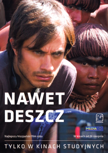 Przód ulotki filmu 'Nawet Deszcz'