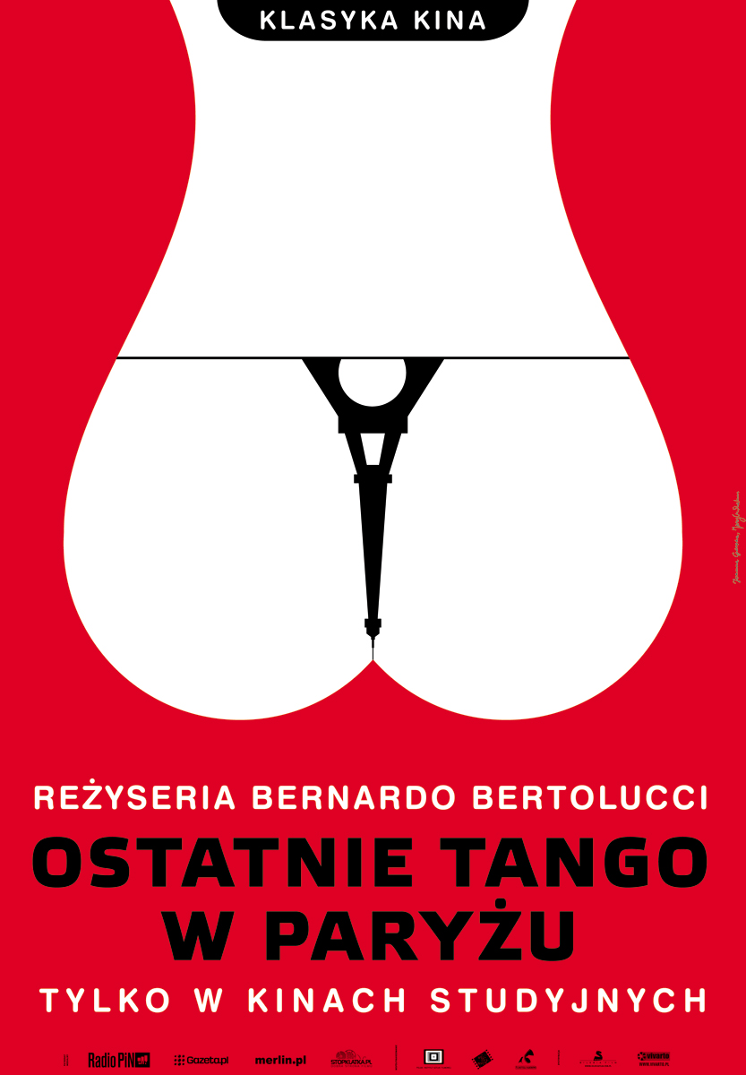 Polski plakat filmu 'Ostatnie Tango W Paryżu'