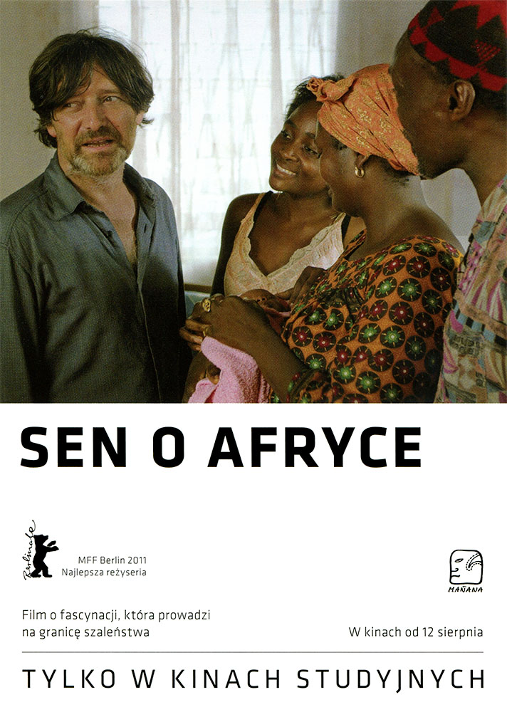 Ulotka filmu 'Sen O Afryce (przód)'
