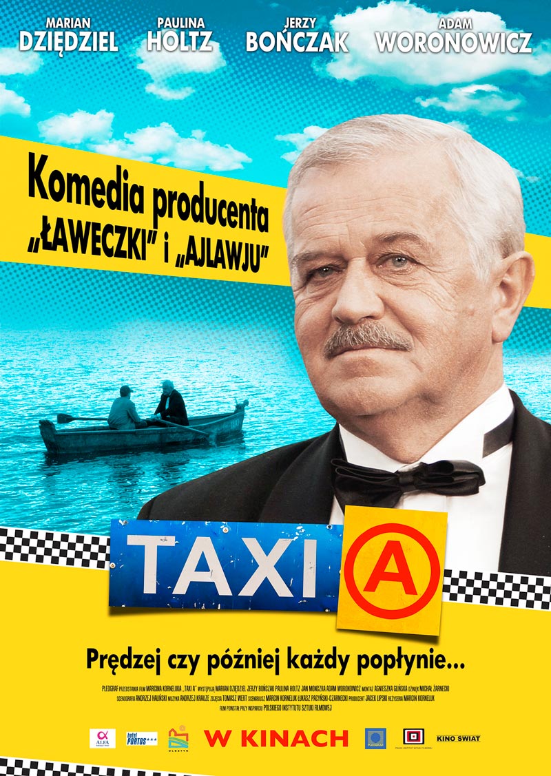 Polski plakat filmu 'Taxi A'