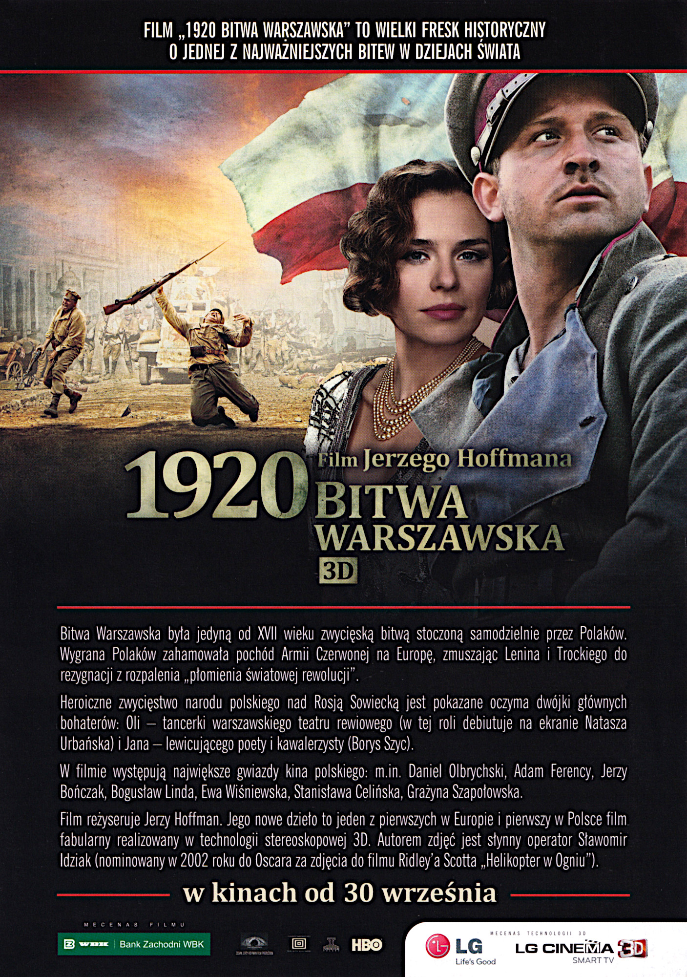 Ulotka filmu '1920 Bitwa Warszawska (przód - wersja B)'