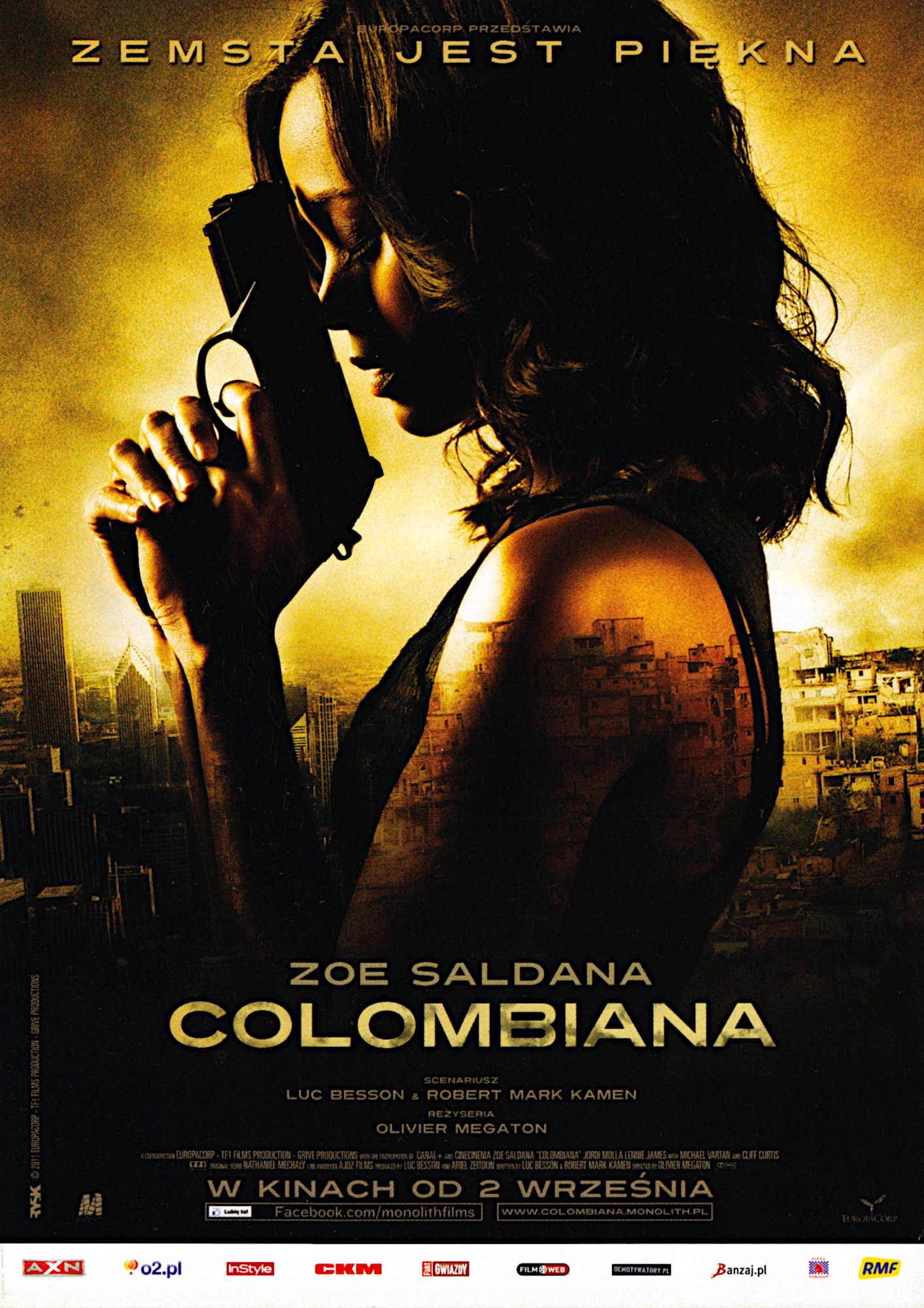 Ulotka filmu 'Colombiana (przód)'