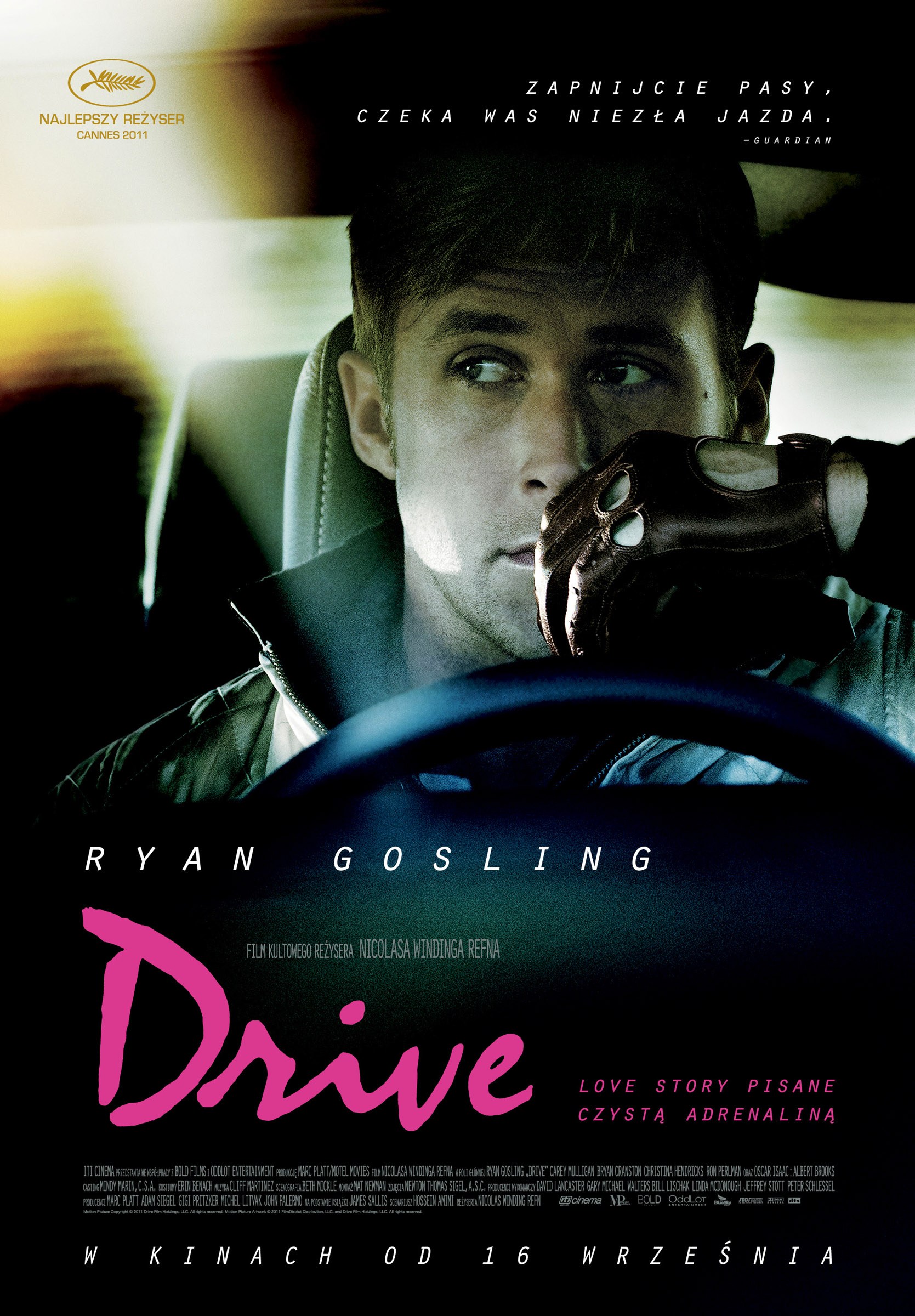 Polski plakat filmu 'Drive'