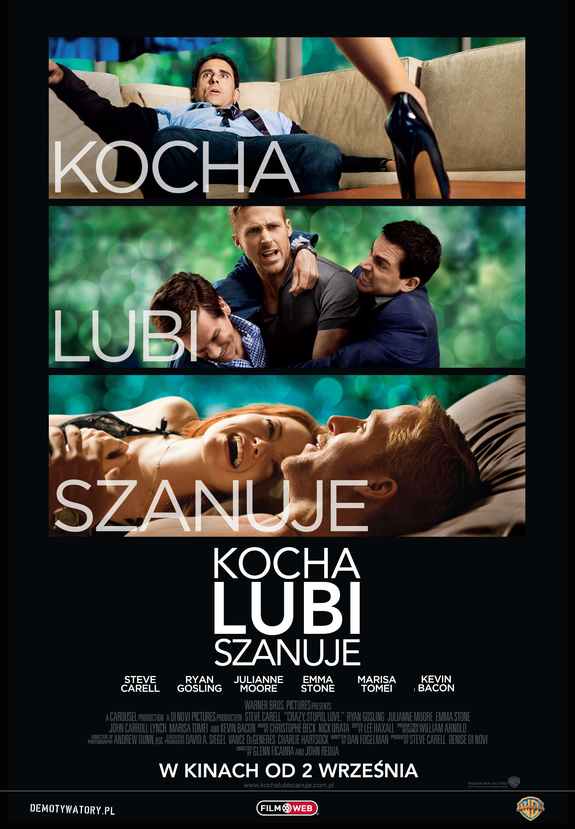 Polski plakat filmu 'Kocha, Lubi, Szanuje'