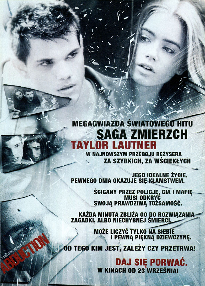 Ulotka filmu 'Porwanie (tył)'