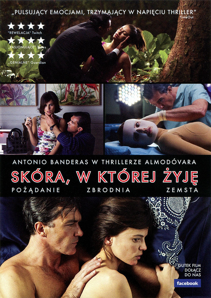 Ulotka filmu 'Skóra, W Której Żyję (tył)'