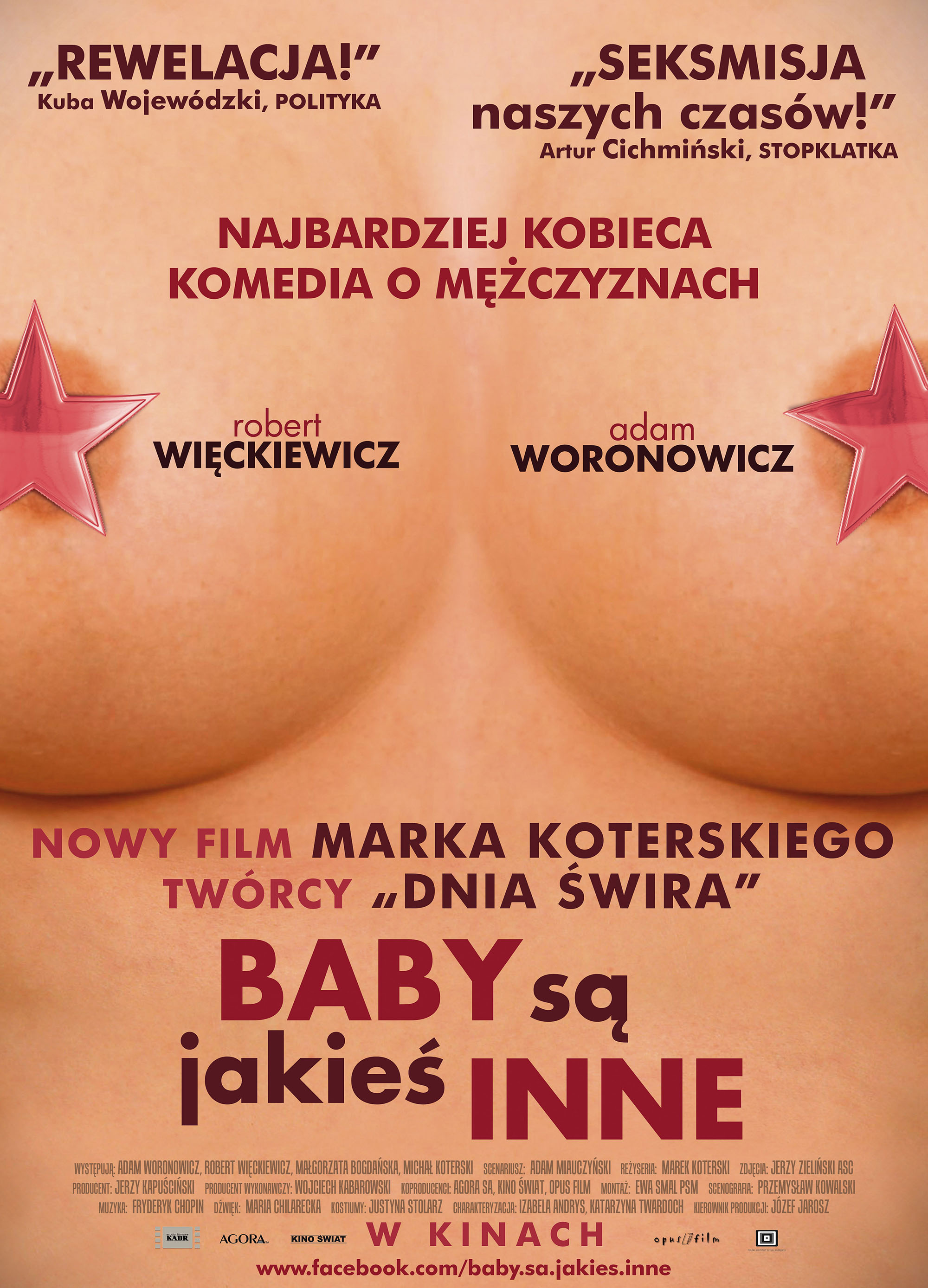 Polski plakat filmu 'Baby Są Jakieś Inne'