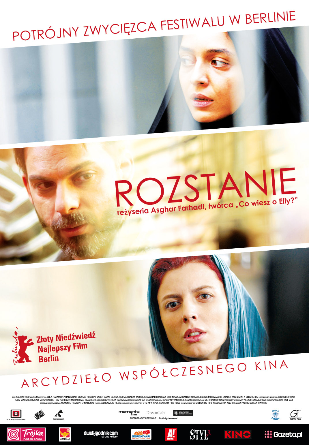 Polski plakat filmu 'Rozstanie'