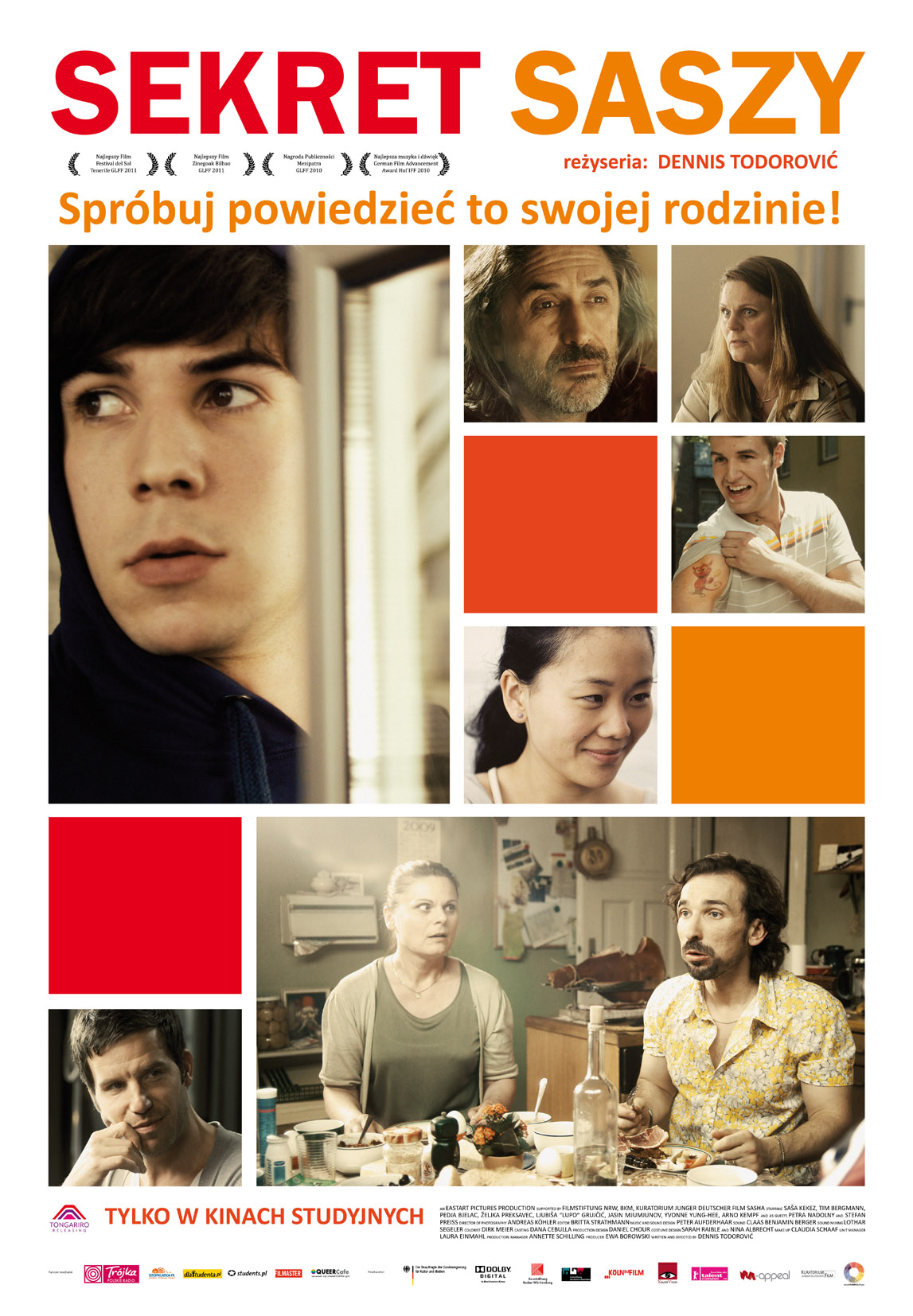 Polski plakat filmu 'Sekret Saszy'