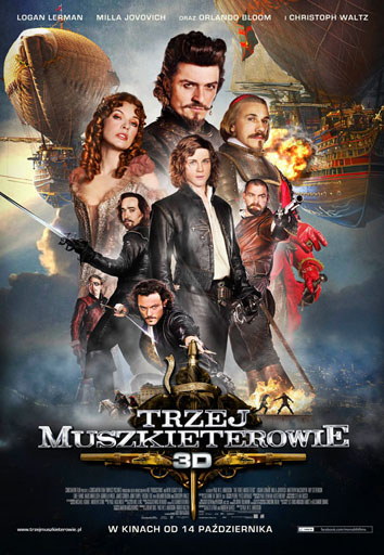 Polski plakat filmu 'Trzej Muszkieterowie'