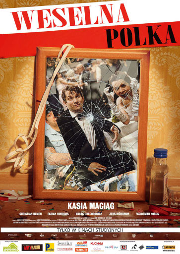 Polski plakat filmu 'Weselna Polka'