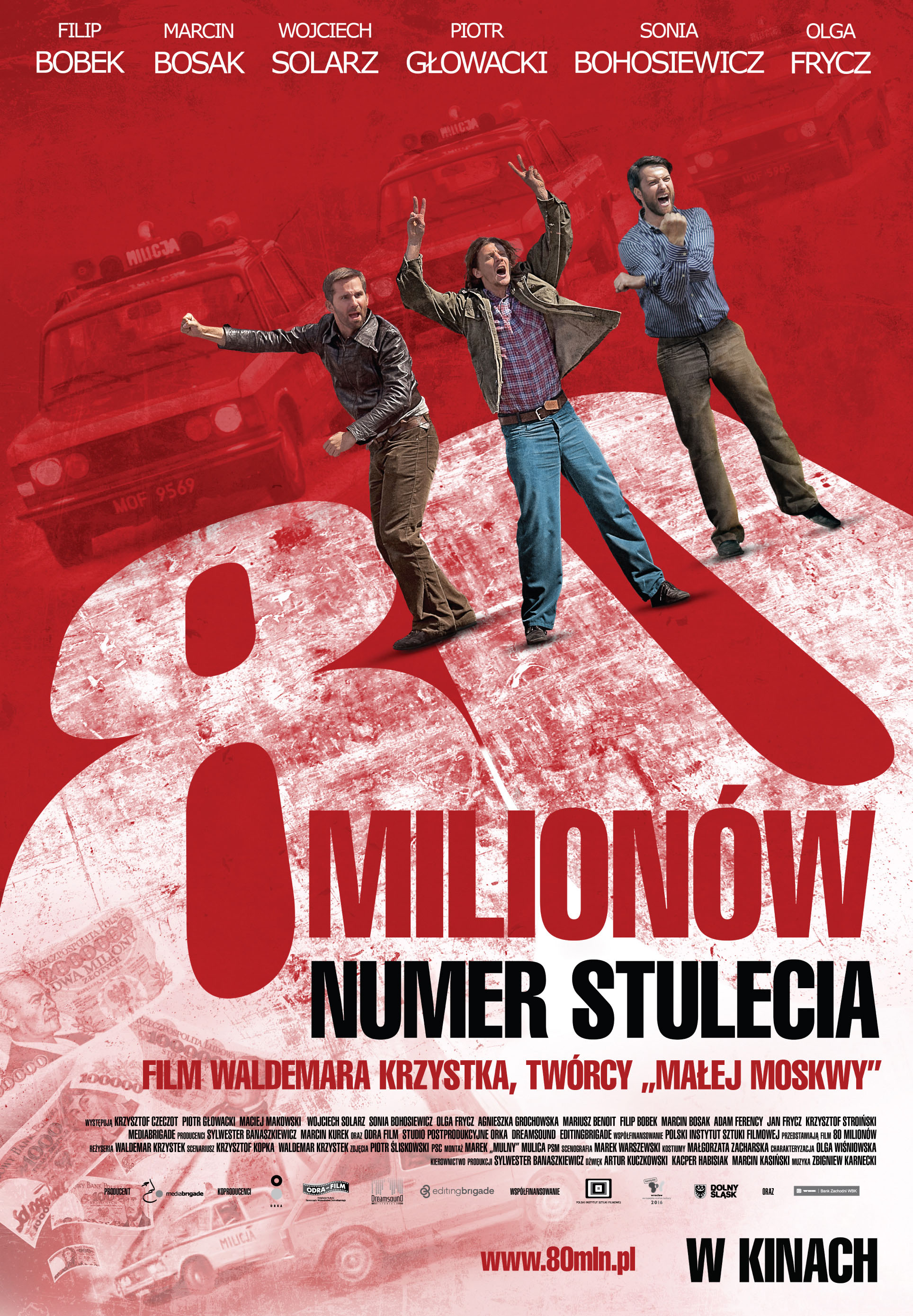 Polski plakat filmu '80 Milionów'