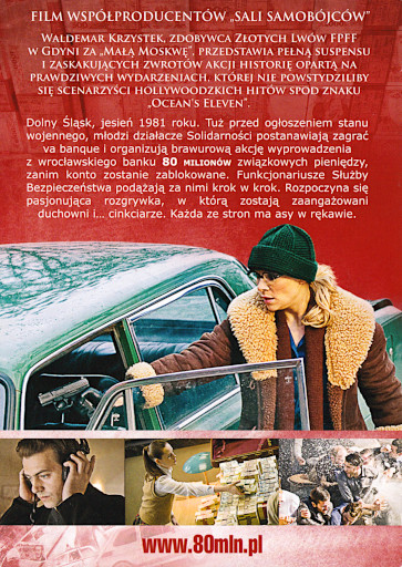 Tył ulotki filmu '80 Milionów'