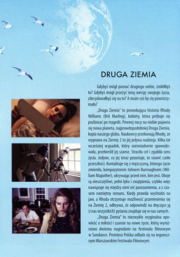 Tył ulotki filmu 'Druga Ziemia'