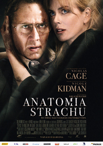 Przód ulotki filmu 'Anatomia Strachu'