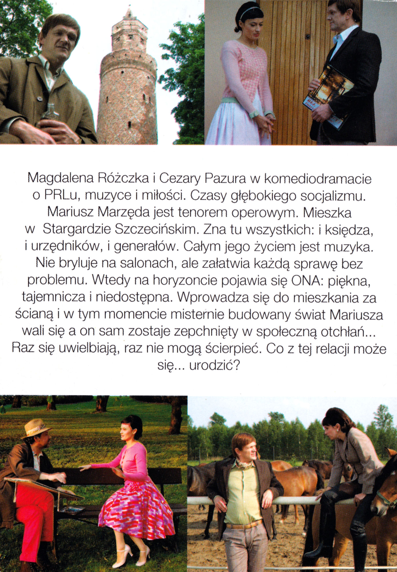 Ulotka filmu 'Belcanto (tył)'