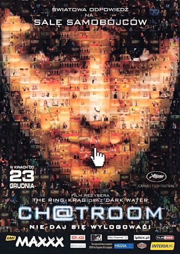 Przód ulotki filmu 'Chatroom'
