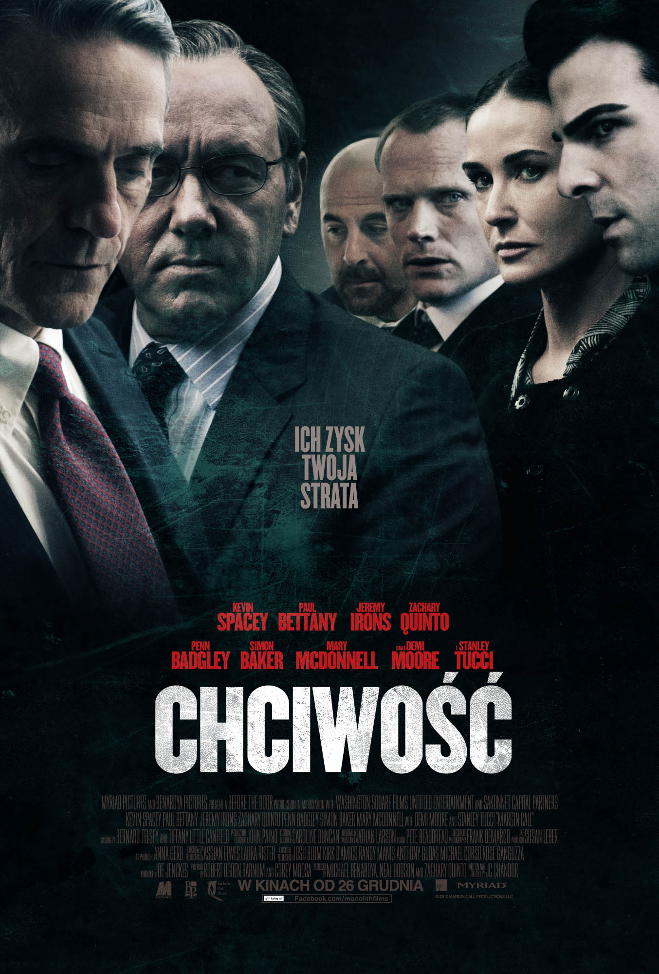 Polski plakat filmu 'Chciwość'